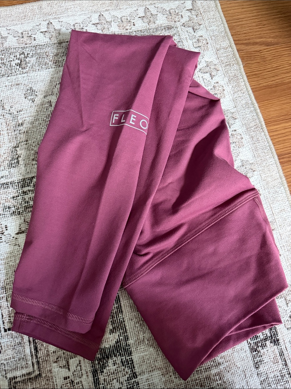 Fleo High-Waisted Leggings - Berry Plum